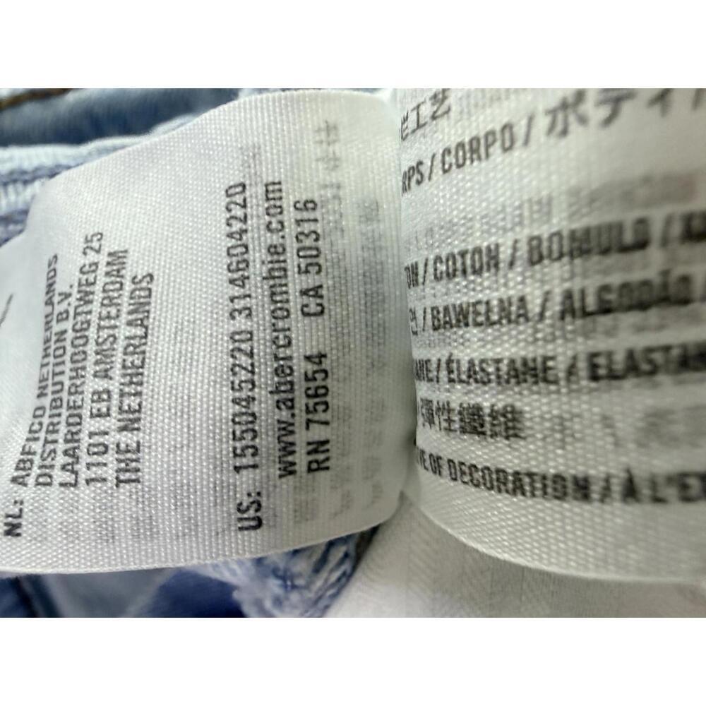 Abercrombie & Fitch Curve Love 90s Straight Jeans Ultra High Rise 31x12 - Picture 6 of 6